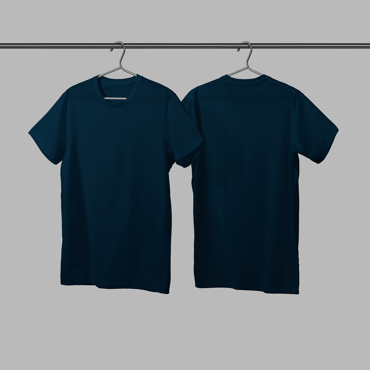 navy-round-neck-tshirt-printintheuk-plain-uc301