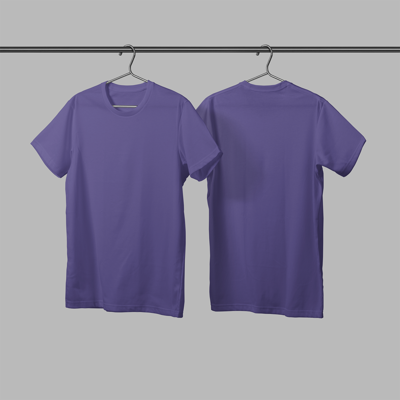 purple-round-neck-tshirt-printintheuk-plain-uc301