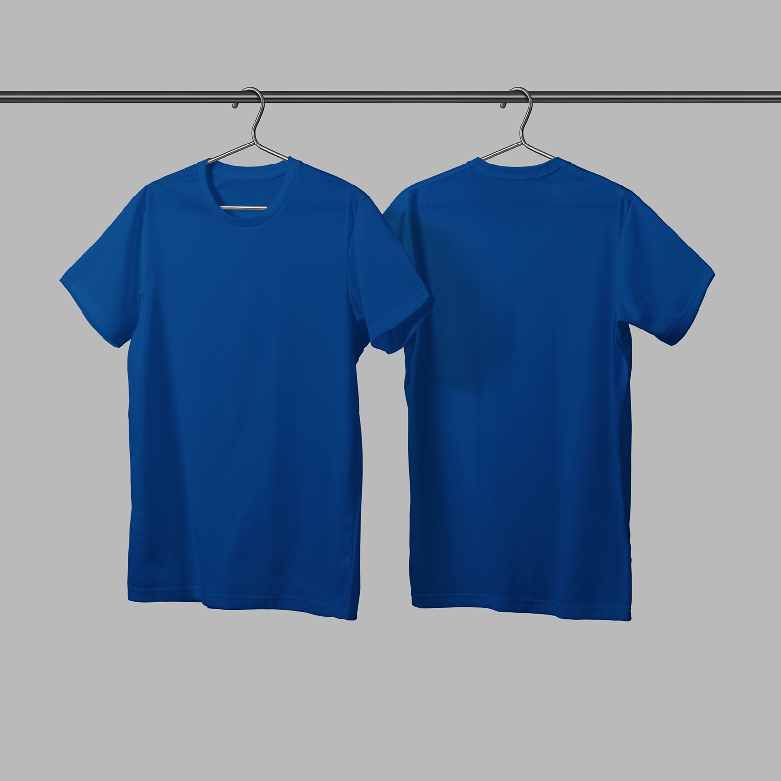 royalblue-round-neck-tshirt-printintheuk-plain-uc301
