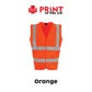 Hi‑Vis Vests - Safety Waistcoat – Plain Colours
