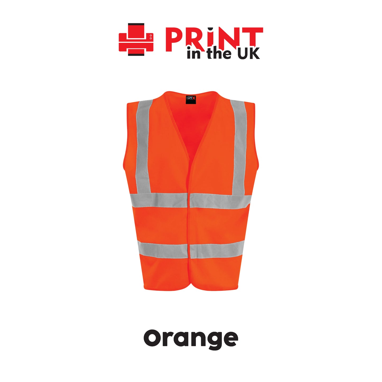Hi‑Vis Vests - Safety Waistcoat – Plain Colours