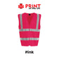 Hi‑Vis Vests - Safety Waistcoat – Plain Colours