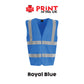 Hi‑Vis Vests - Safety Waistcoat – Plain Colours