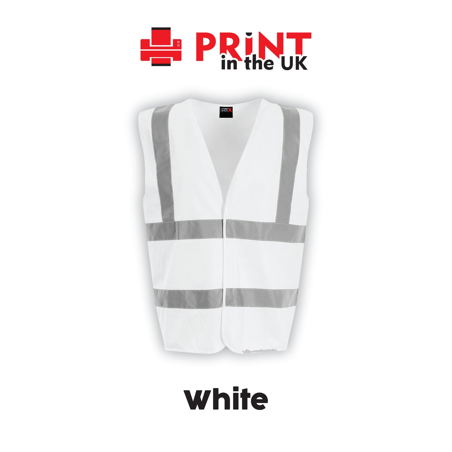 Hi‑Vis Vests - Safety Waistcoat – Plain Colours