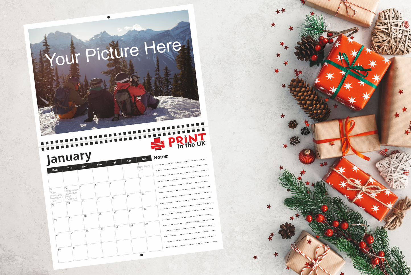 A4 | Wall Calendars | Your pictures | Fully customised | FREE DELIVERY